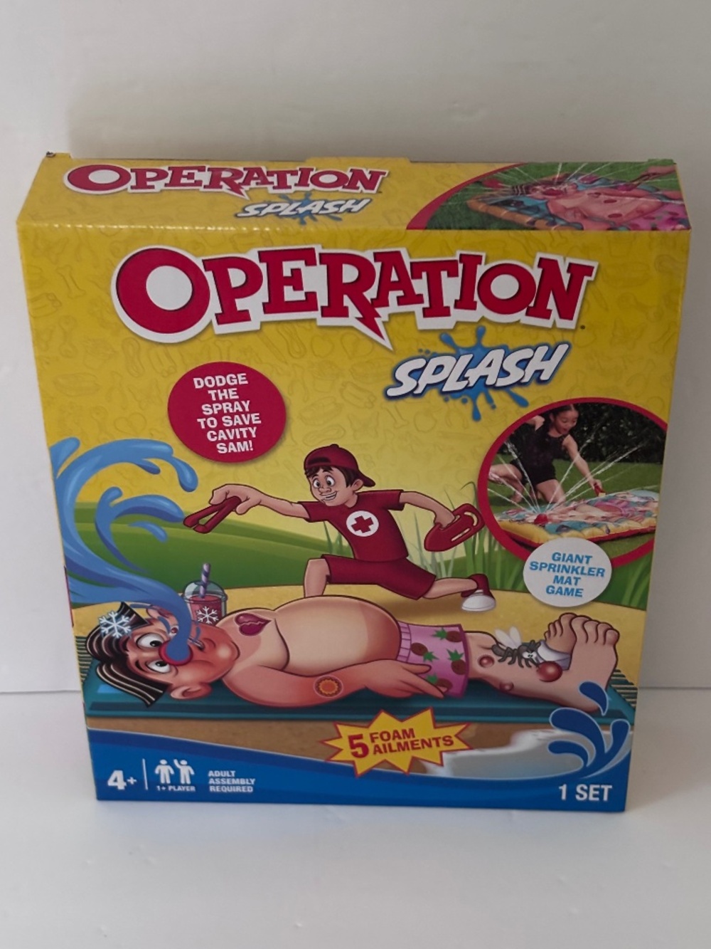 Operation Splash Hasbro Inflatable Sprinkler Mat Outdoor Summer Game - NEW